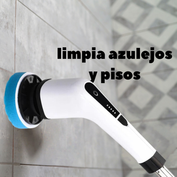 Cepillo giratorio limpiador inalambrico 7 en 1 - Imagen 3
