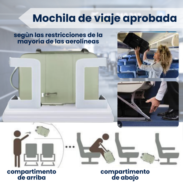 Mochila Viaje Carry On Viral Expandible Avion Notebook Usb - Imagen 3