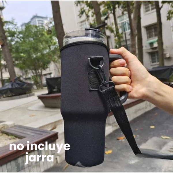 Funda Bandolera Neopreno Jarra Termica compatible con Stanley - Imagen 9