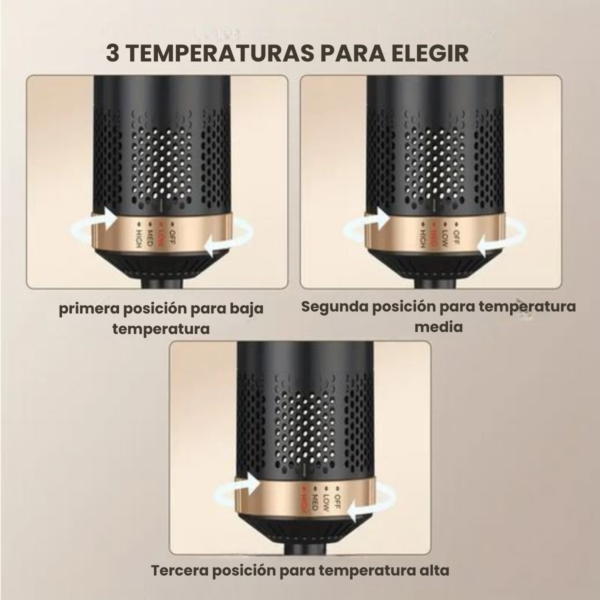 Secador Cepillo Buclera Aire Alisador de Pelo 5 en 1 - Imagen 9