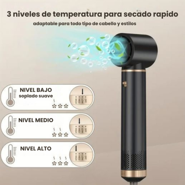 Secador Cepillo Buclera Aire Alisador de Pelo 5 en 1 - Imagen 7