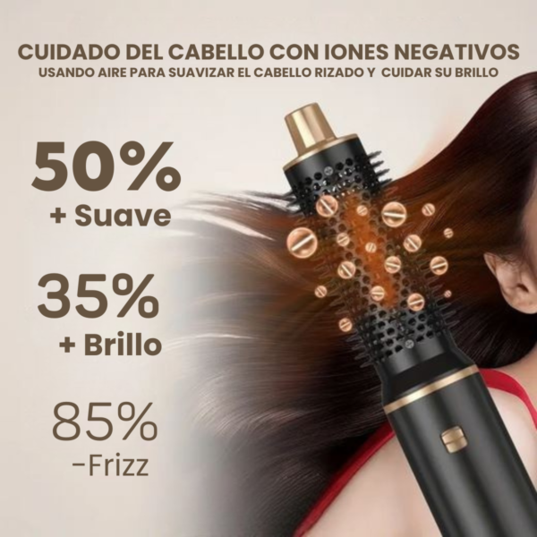 Secador Cepillo Buclera Aire Alisador de Pelo 5 en 1 - Imagen 6